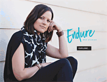 Tablet Screenshot of endure.com.au